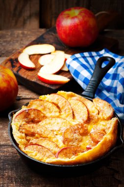 Tarçınlı elma Hollandalı bebek yassı demir Pan 