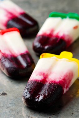 jogurt donmuş berry. 