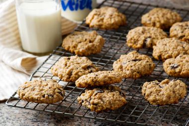 yulaf ezmesi çikolatalı cookies.style rustik
