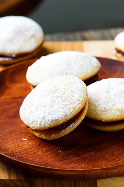 Alfajores cookies.style rustik — Stok fotoğraf