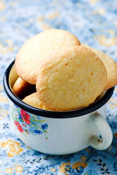 Cornmeal cookies.style rustic — Stock Photo, Image