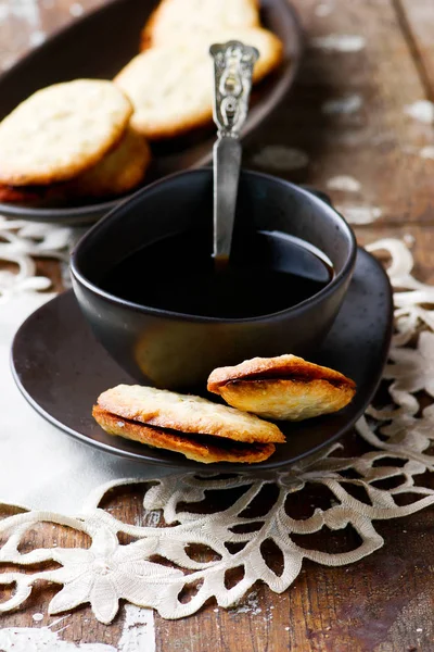 Bruksela cookies.style rustykalnym — Zdjęcie stockowe