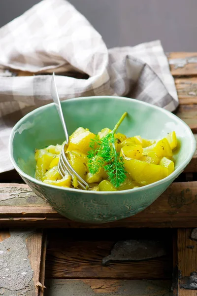 Beenmerg ragout.style rustiek. — Stockfoto