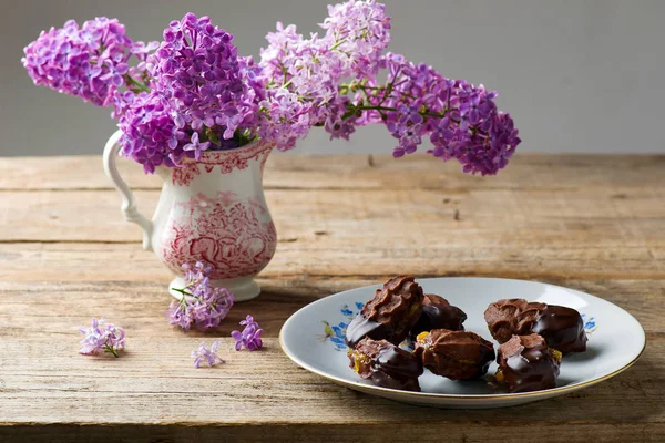 Choklad sandwich cookies — Stockfoto