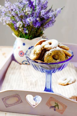 Haşhaşlı kurabiye... rustik tarzı