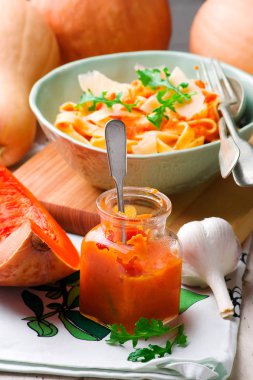 Balkabagi Alfredo Sauce .selective odak