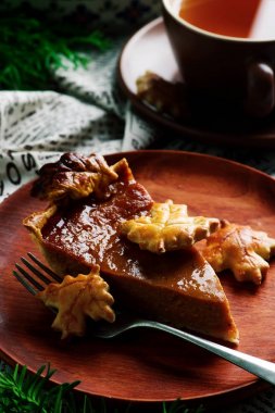 Kabak Pie.style rustik. seçici odak