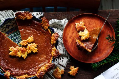 Kabak Pie.style rustik. seçici odak