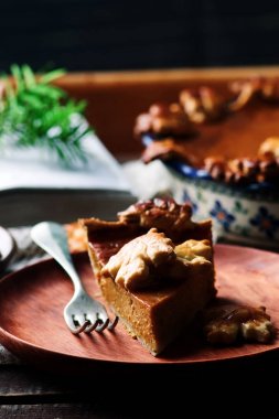 Kabak Pie.style rustik. seçici odak