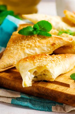 Lavaş spanakotiropita... rustik tarzı