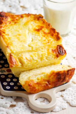 Peynir pasta achma geleneksel Gürcü pie.style rustik