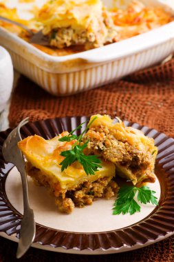 Lavaş tavuk pie.style rustik