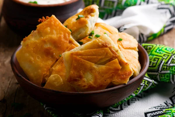 Lavash potatis pies.style rustik — Stockfoto