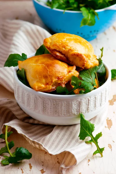 Potatis puff pies.style rustik — Stockfoto