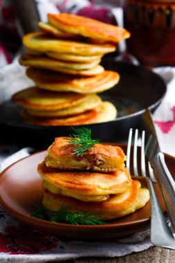 Kuvvet meat.style rustik ile Pancakes
