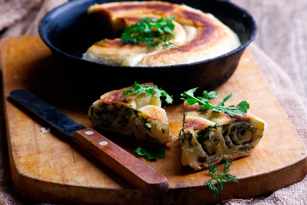 Burek, pastel turco tradicional — Foto de Stock