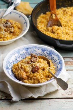 Soslu kremalı kabak arpa