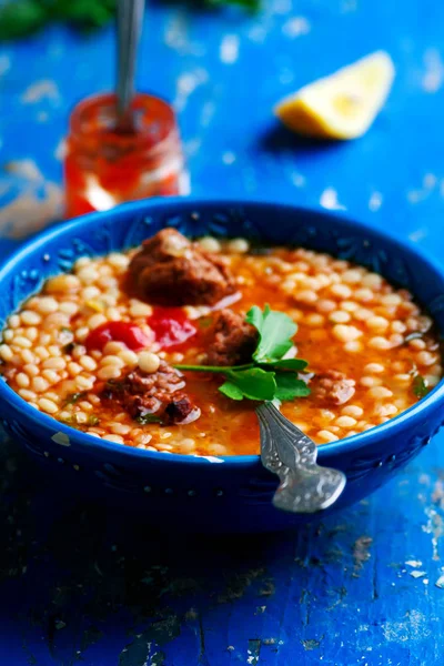 Marocká karbanátková polévka. — Stock fotografie