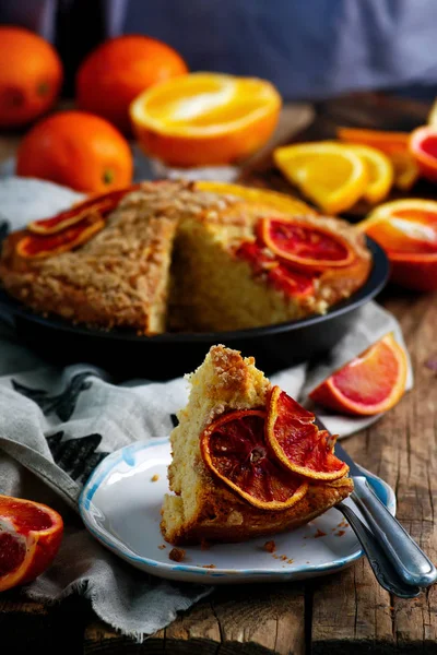 BLOOD ORANGE BUCKLE.selective focus — Stock Photo, Image