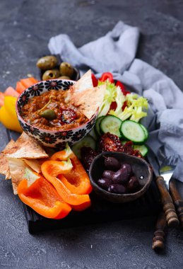 Antipasto salata tabağı.. 