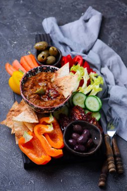 Antipasto salata tabağı.. 