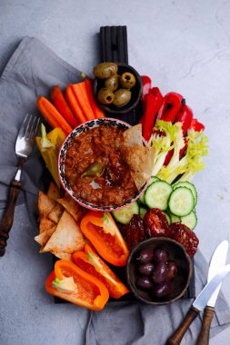 Antipasto salata tabağı.. 