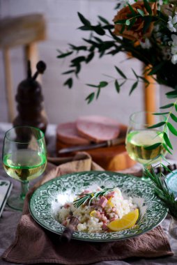 Mortadella risotto .style vintage.style rustic.