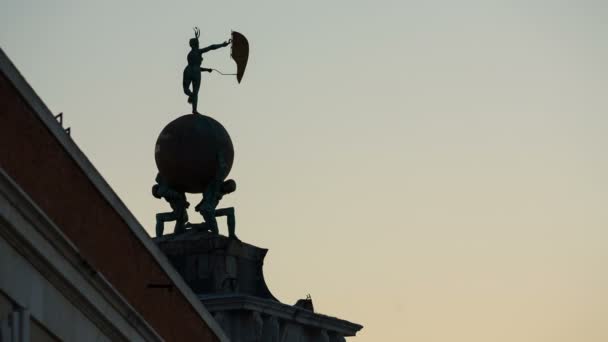 Blick auf Venedig bei Sonnenaufgang — Stockvideo