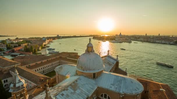 Veduta di Venezia al tramonto — Video Stock