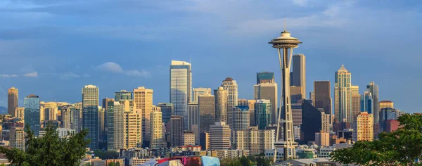 Visa i staden Seattle från Kerry Park — Stockfoto