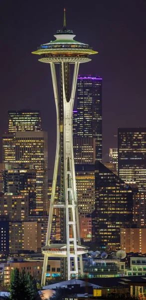 Visa i staden Seattle från Kerry Park — Stockfoto