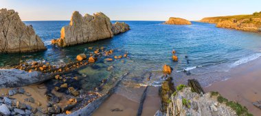 Arnia plaj, cantabria, İspanya