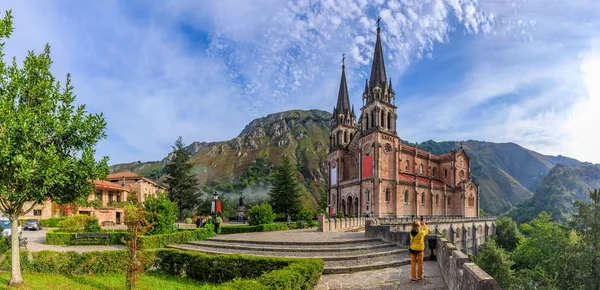 Santa Cueva Covadognga Asturias Španělsko — Stock fotografie