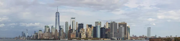 Panoramic View Midtown Manhattan Skyline Sunset New York City — Stock Photo, Image