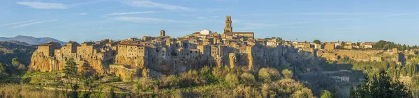 Etruskie Miasta Tuff Pitigliano Włochy — Zdjęcie stockowe