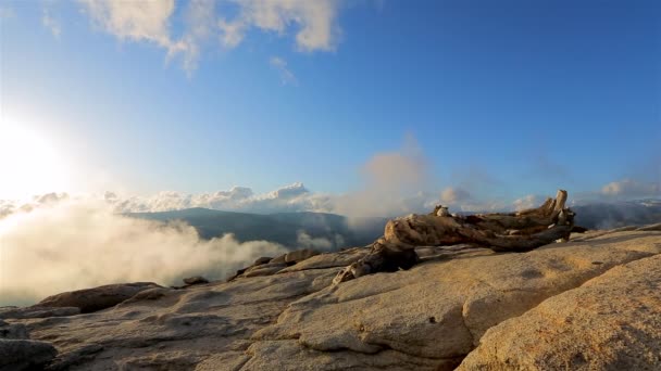 Blick Vom Sentinel Dome Yosemite National Park Kalifornien Usa — Stockvideo