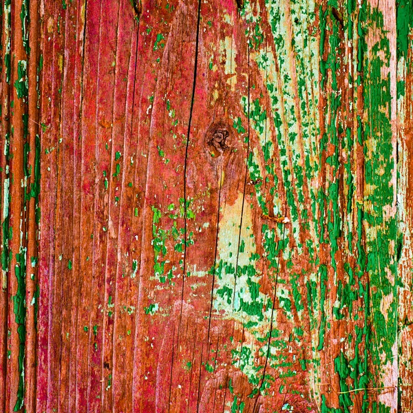 Gamla målade trä konsistens bakgrund — Stockfoto