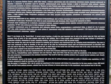 Oswiecim. Krakov / Polonya - 11 / 20 / 2019: Auschwitz-Birkenau Devlet Müzesi, Alman Nazi Toplama ve İmha Kampı