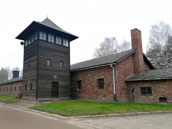 Oswiecim Krakov Lengyelország 2019 Auschwitz Birkenau Állami Múzeum Német Náci — Stock Fotó