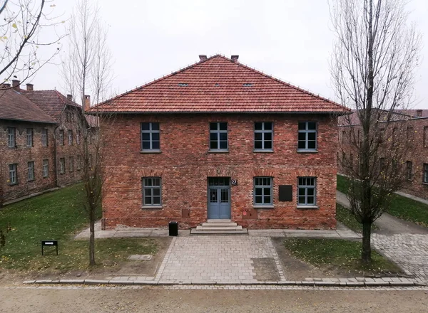 Oswiecim Krakov Pologne 2019 Musée National Auschwitz Birkenau Camp Concentration — Photo