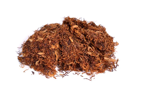 Ready-rubbed tobacco. Isolated on white background. — Stock Photo, Image