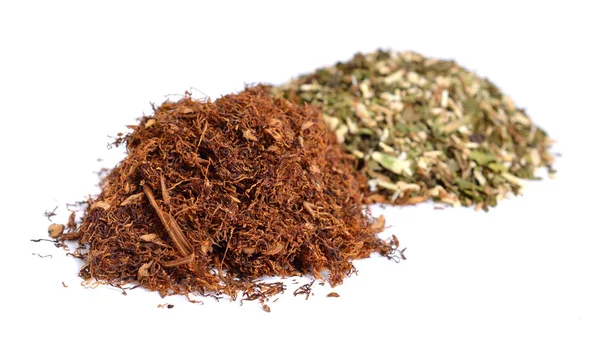 Different ready-rubbed pipe tobacco. — Stock Photo, Image