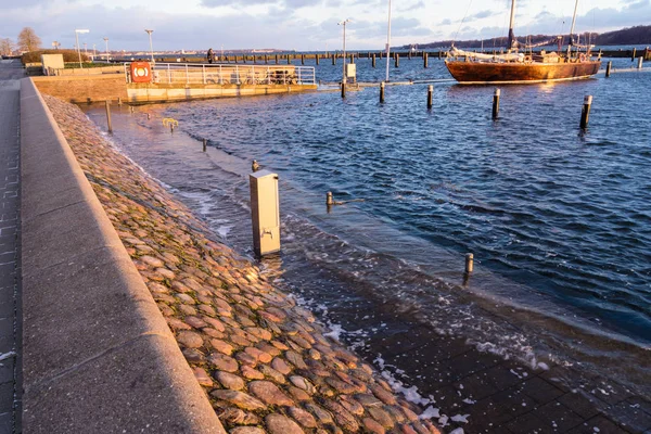 Kiel Duitsland Januari 2017 Kiel Hoofdstad Van Sleeswijk Holstein Noord — Stockfoto