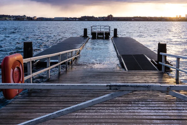 Kiel Tyskland Januar 2017 Kiel Hovedstaden Slesvig Holsten Nordtyskland Efter - Stock-foto