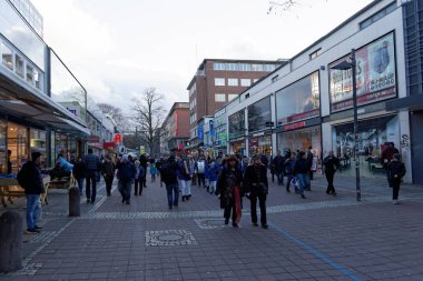 Kiel, Almanya. 2 Mart, 2017. Kieler Umschlag 2017 ilk gününde izlenimleri