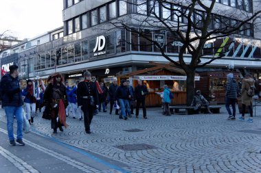 Kiel, Almanya. 2 Mart, 2017. Kieler Umschlag 2017 ilk gününde izlenimleri