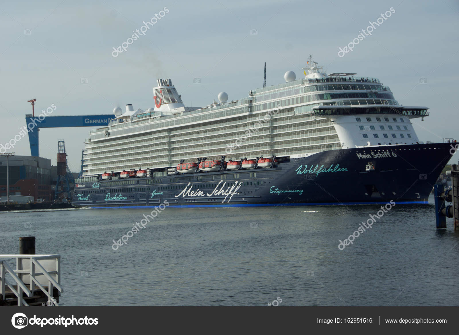 Impressions From The Frist Call Of The Mein Schiff 6 In Kiel