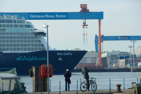 Kiel Alemania Mayo 2017 Nuevo Buque Bandera Mein Schiff Tui — Foto de Stock