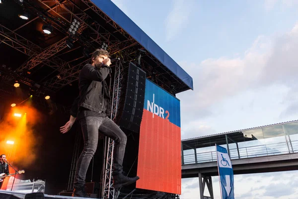 Kiel Alemania Junio 2017 Cantautor Max Giesinger Actuará Ndr Stage — Foto de Stock