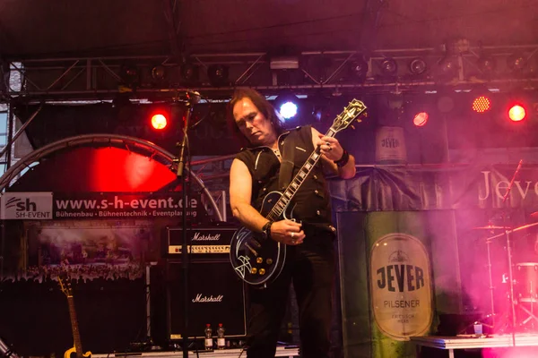 Kiel Jerman Juni 2017 Tribute Band Bon Scott Tampil Selama — Stok Foto